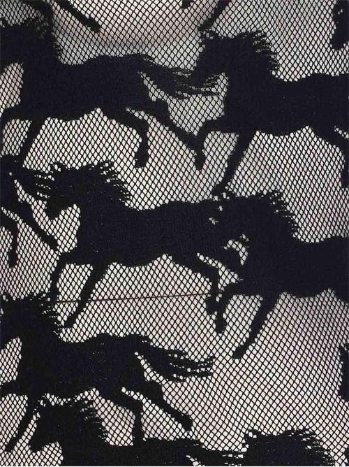 Top canotta Wipe a rete con cavalli Pinko x Patrick McDowell PINKO | 105204 A2JJZ99